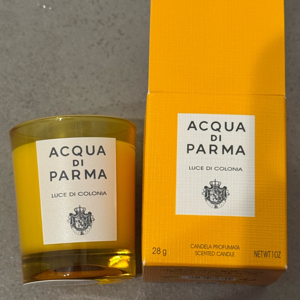 Acqua di Parma Luce di Colonia Mini Candle (1 oz) – New in Box